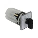 Переключатель ПМОВ-222222/II-Д61 У3, 6,3А, 380В, ссамовозвратом, 45-0-45°, установка с фасадной стороны панели, IP10