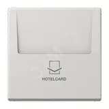 Накладка карточного выключателя (без механизма)  Серия LS990  Материал- ударопрочный термопласт  Цвет- светло-серый JUNG