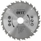 Диск пильный для циркулярных пил по дереву специальная форма зуба 190x30/20x24Т FIT
