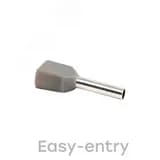 Наконечник штыревой втулочный изолированный НШвИ (2) 0.75-8 (50шт) EKF