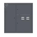 Щит этажный 2 кв. слаботочка слева RAL7016 (1000х950х150) EKF PROxima