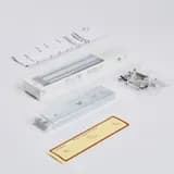 Электромагнитный замок (сила удержания 180кг), с двумя встроенными датчиками, RAL9016(белый) RL-EM180-0SW R-Lock