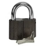 Замок навесной "Мастер" общего применения, дисковый механизм секрета, ключ 7 PIN, дужка d-14мм, 80мм