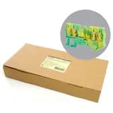 Зажим пружинный 4проводной проходной ЗНИ 25 JXB PT 25 желтыйзеленый LD574125 49261