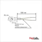 Датчик температуры (кабель 0.5 м) PT100 B ПМ 6-6 мм