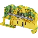 Клемма втычная ZK2.5-PE-3P Земля 2.5 мм.кв 3 зажима