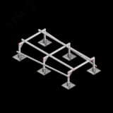 Опорная конструкция для установки оборудования TECHNORAPTOR STEELFOOT 1000х2000 тип 2 HD КМ-профиль