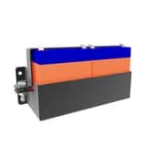 Полка для 2 аккумуляторных батарей емкостью 4.   5 А·ч. Амадон КАБ-12045-2