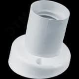 Патрон настенный наклонный Е27 пластиковый белый