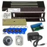 Электромагнитный замок комплект на 1 дверь с ключами доступа 10 штук Уралкам