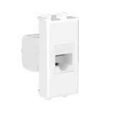 Розетка компьютерная 1мод. Avanti «Белое облако» RJ45 кат.6 без шторок модульная механизм DKC 4400691