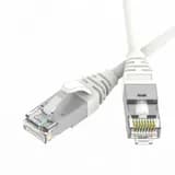 Патч-корд экранированный Ultra SLIM CAT6A S/FTP 4х2, 30 AWG, LSZH, белый, 2м DKC