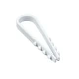 Дюбель-хомут для круглого кабеля (11-18мм) белый (50шт.) EKF PROxima