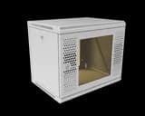 Шкаф телекоммуникационный настенный разборный МИКсистем 19" Keys 9U 600*450 дверь перфорация стекло