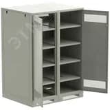 Шкаф LINEA B (пустой) 1700х1200х950мм двустворчатая металлическая дверь серый ITK