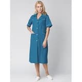 Халат женский Магнолия(тк.ТиСи),цв.морская волна,68-70,170-176