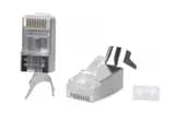 Коннектор Cabeus 8P8C-SH-C7(1.5)-TWP (RJ45, CAT.7A, экранированный, под толстую жилу) (7780c)