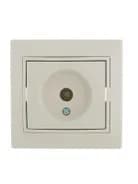 Розетка телевизионная оконечная TV СП Mira крем./крем. LEZARD 701-0303-130