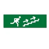 Надпись ЛЕСТНИЦА ВПРАВО ВВЕРХ сменная для табло на защелке Элтех-сервис