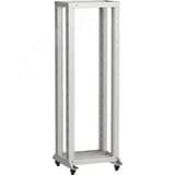 Стойка двухрамная на роликах LINEA F 47U 600х600мм серая