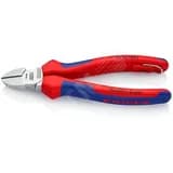 Бокорезы резка - мягкая проволока 4мм проволока средней твердости 3мм твердая проволока 2мм L=160мм 62HRC крепление для страховки хромированные двухкомпонентные рукоятки Knipex