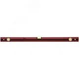 Уровень "Оптима", 3 глазка, красный корпус, фрезерованная рабочая грань, шкала 800 мм