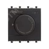 Avanti Термостат модульный для теплых полов, , Черный матовый, 2 модуля