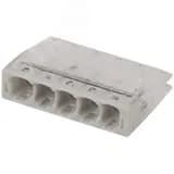 Клемма СМК компактная с пастой серии 245, 5 отверстий, 0,5-2,5 м NO-224-37