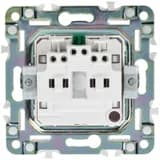 Розетка SKANDY 16А с заземл. защ. шторки безвинт. крепл. SK-R06Bl черн. IEK SK-R14-16-1-K02