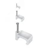 Скоба 5мм плоская пластиковая (100шт) USK21-05-100 IEK