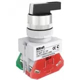 Переключатель ALC-3 22мм 3 позиции I-O-II черная длинная ручка