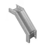 Угловой соединитель внешний к лотку ПЛК 100х85, толщ. 1,5 мм, Сендзимир цинк