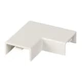 Поворот 90 гр. (20х10) (4 шт) белый EKF-Plast