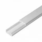 Короб 20х10 (Промрукав) (PR.0325203) Кабель-канал с двойным замком белый (180м/уп)