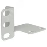 Кронштейн 19" для крепления выключателя ВПК перфорированная дверь серый