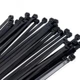 Стяжка кабельная (Хомут) 4,8x350-100BL PA6.6 черная (100 шт/уп) Jazzway