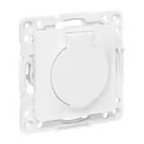 Розетка 1-м СП Стокгольм 16А IP44 с заземл. защ. шторки с крышкой механизм черн. PROxima EKF EZR16-028-10-44