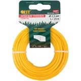 Леска для садовых триммеров "Квадрат" 2.5 мм х 25 м