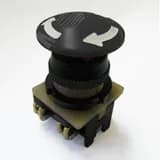 .01 Выключатель КУ203101 У3, 2з, грибовидный с фиксацией, черный IP40
