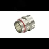 Взрывозащищенный кабельный ввод ANS под небронированный кабель M25х1,5 D10,5-18мм. Никелированная латунь. IP66/68