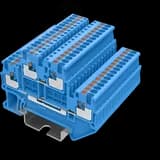 Клемма TP 2-уровневая, сечение 1,5 мм. кв., синяя