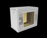 Шкаф телекоммуникационный настенный разборный МИКсистем 19" Keys 9U 600*350 дверь перфорация стекло