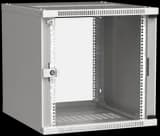 ITK Шкаф LINEA WE 9U 550x350мм дверь стекло серый (LWE3-09U53-GF)