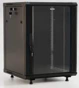 Шкаф настенный 19-дюймовый (19") Hyperline TWB-FC-1866-GP-RAL9004