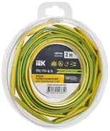 Трубка термоусадочная ТТУ нг-LS 6/3 желт./зел. (уп.2м) IEK UDR12-006-003-002-K52-T