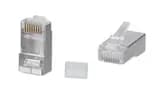 Коннектор Cabeus 8P8C-SH-C6-TWP (RJ45, CAT.6/7, экранированный, со вставкой) (7779c)