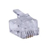 Коннекторы 6P4C ( RJ-11 ) уп. 100шт, шт SUPRLAN (10-0227)