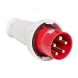 Вилка кабельная 63А 3Р+N+Е IP67 переносная 380В 035