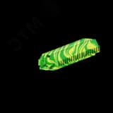 Клемма TB 1-1 с бок. подключ. с крепеж.фланцами, сечение 1,5 мм. кв., желто-зеленая