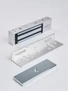 Электромагнитный замок (сила удержания 350 кг), в комплекте с уголком, цвет серебристый сатинированный алюминий RAL 7047 RL-EML350-L0S R-Lock